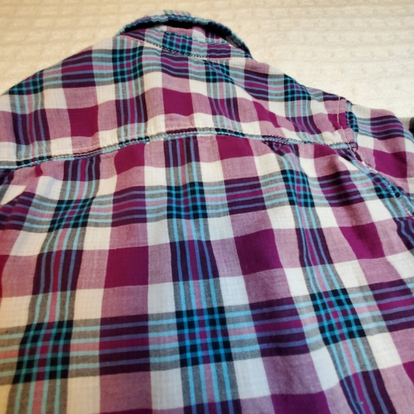 GAP Button-Down Plaid Long Sleeves Shirt, Boys, Size 5 Toddler - Picture 7 of 9